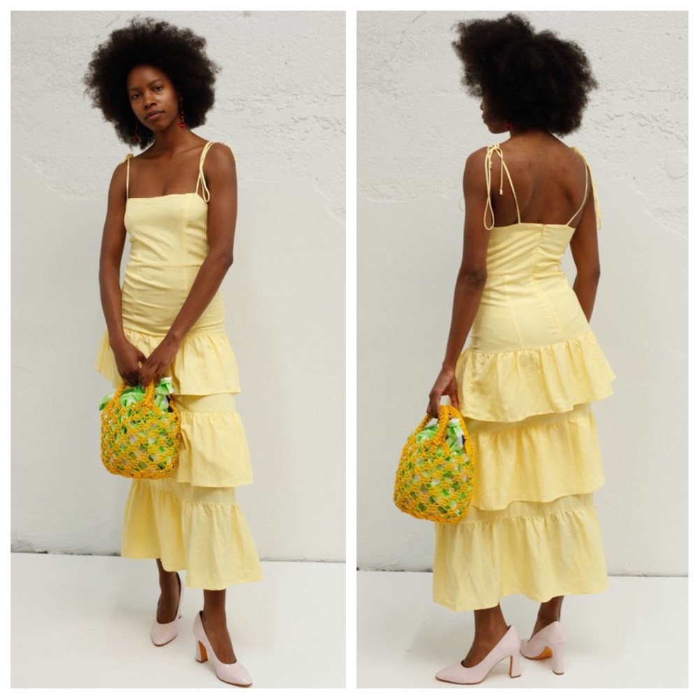 Anthropologie Capulet Quinn Tiered Dress Medium